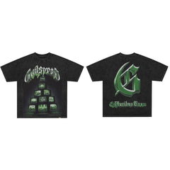 GodSpeed Glitch TV Graphic T-Shirt